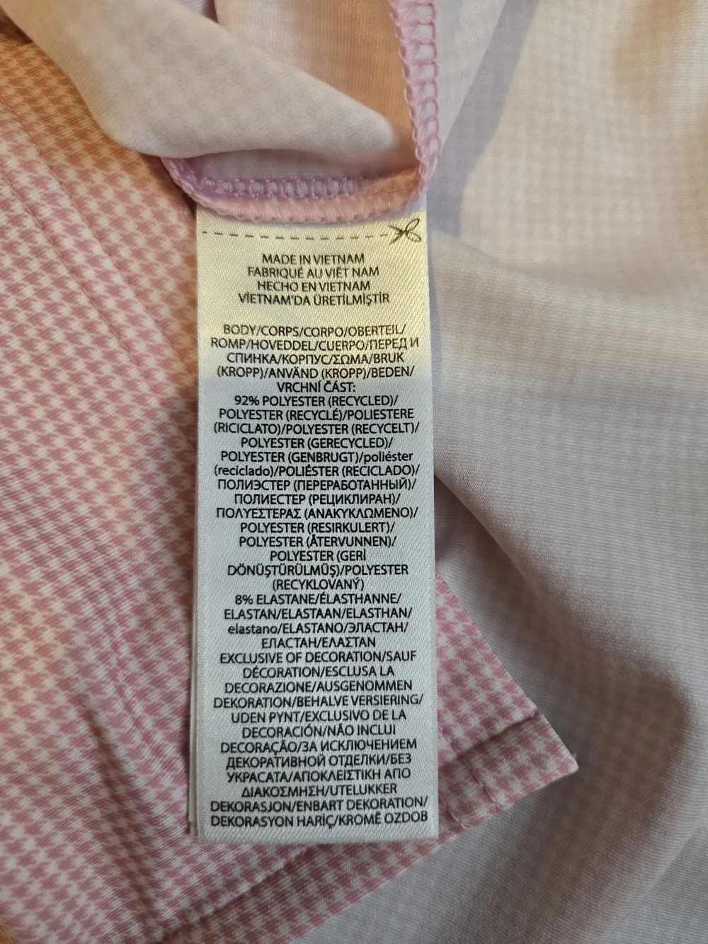 Polo Ralph Lauren Performance Men’s Pink Houndstooth Polo Shirt Size M